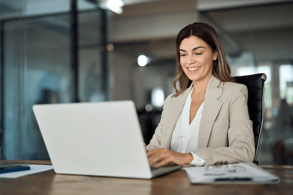 Professional businesswoman in modern office